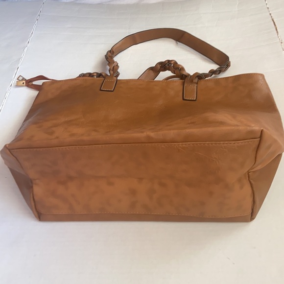 LIKE NEW Weimeibaige Purse Golden Brown Interior & Exterior Pockets Clean Inside - Picture 6 of 14
